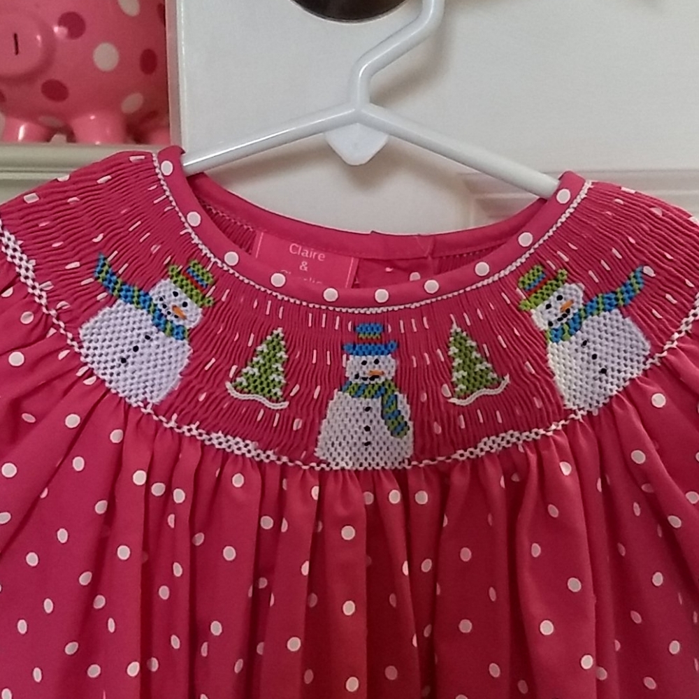 Claire and Charlie 24 month smocked dress